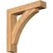 Ekena Millwork Thorton Block Smooth Bracket w/ Offset Brace, Western Red Cedar, 5 1/2"W x 26"D x 26"H BKT0604X26X26THR05SWR - alternate 1